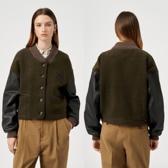 Tommy Hilfiger Wool Nylon Street Style Jacket  2023-24FW - Picture 2 of 4